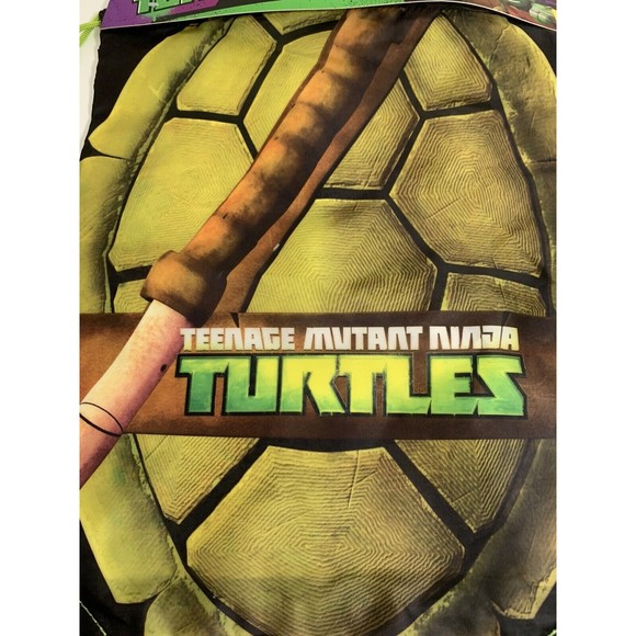 TMNT "Cinch Sack teenage mutant ninja turtles day back pack NWT Turtle Shell - Picture 3 of 7